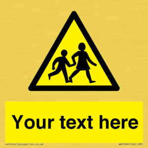 WV5584: Custom Warning children Sign