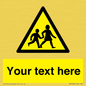 WV5584: Custom Warning children Sign