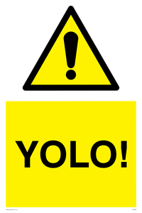 WV5599: YOLO! Sign