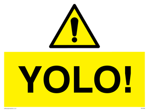 WV5599: YOLO! Sign