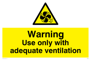 WV5603: Use only with adequate ventilation