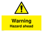 WV5664: Warning Hazard ahead