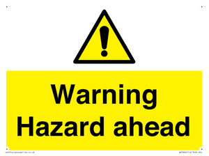 WV5664: Warning Hazard ahead
