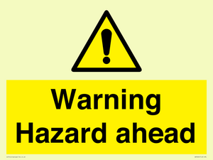 WV5664: Warning Hazard ahead