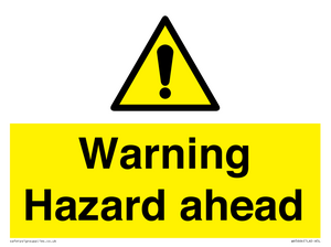 WV5664: Warning Hazard ahead