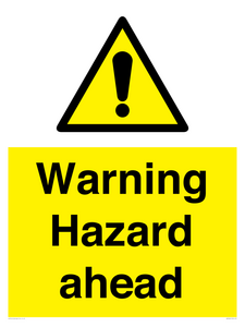 WV5664: Warning Hazard ahead
