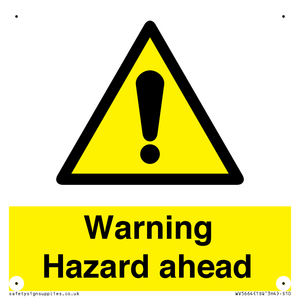 WV5664: Warning Hazard ahead
