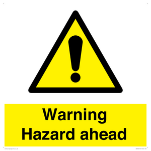 WV5664: Warning Hazard ahead