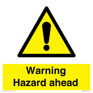 WV5664: Warning Hazard ahead
