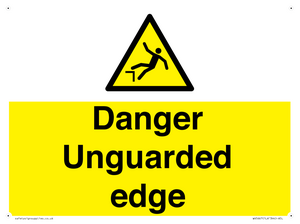 WV5667: Danger Unguarded edge