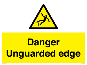 WV5667: Danger Unguarded edge
