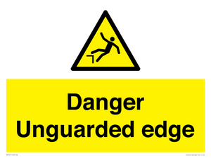 WV5667: Danger Unguarded edge