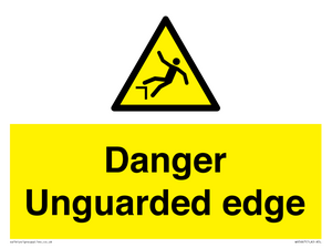 WV5667: Danger Unguarded edge