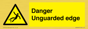 WV5667: Danger Unguarded edge