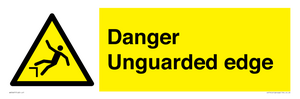 WV5667: Danger Unguarded edge
