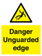 WV5667: Danger Unguarded edge