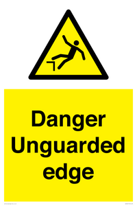 WV5667: Danger Unguarded edge