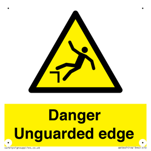 WV5667: Danger Unguarded edge