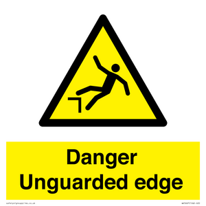 WV5667: Danger Unguarded edge