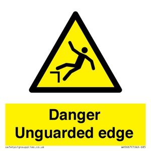 WV5667: Danger Unguarded edge