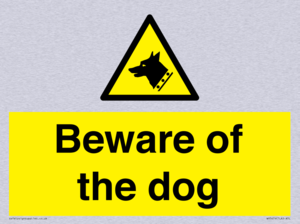 WV5674: Beware of the dog