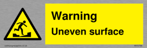 WV5756: Warning Uneven surface