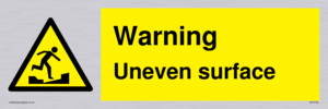 WV5756: Warning Uneven surface