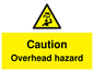 WV5757: Caution Overhead hazard