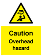 WV5757: Caution Overhead hazard