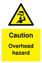 WV5757: Caution Overhead hazard