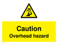 WV5757: Caution Overhead hazard