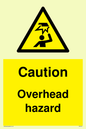 WV5757: Caution Overhead hazard