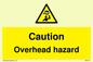 WV5757: Caution Overhead hazard