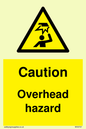 WV5757: Caution Overhead hazard