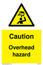 WV5757: Caution Overhead hazard