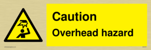 WV5757: Caution Overhead hazard