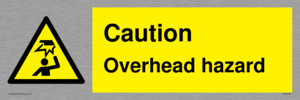 WV5757: Caution Overhead hazard