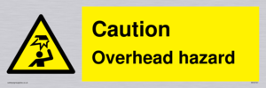 WV5757: Caution Overhead hazard