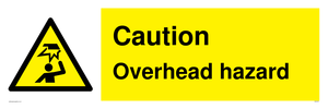 WV5757: Caution Overhead hazard