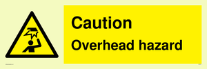 WV5757: Caution Overhead hazard