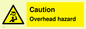 WV5757: Caution Overhead hazard
