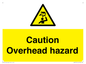 WV5757: Caution Overhead hazard
