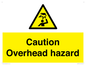 WV5757: Caution Overhead hazard