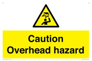 WV5757: Caution Overhead hazard
