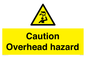 WV5757: Caution Overhead hazard