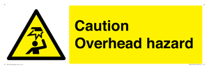 WV5757: Caution Overhead hazard