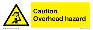 WV5757: Caution Overhead hazard
