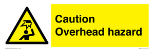 WV5757: Caution Overhead hazard