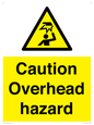 WV5757: Caution Overhead hazard