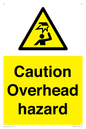WV5757: Caution Overhead hazard